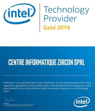 Intel® Technology Provider Gold Partner Membership 2019